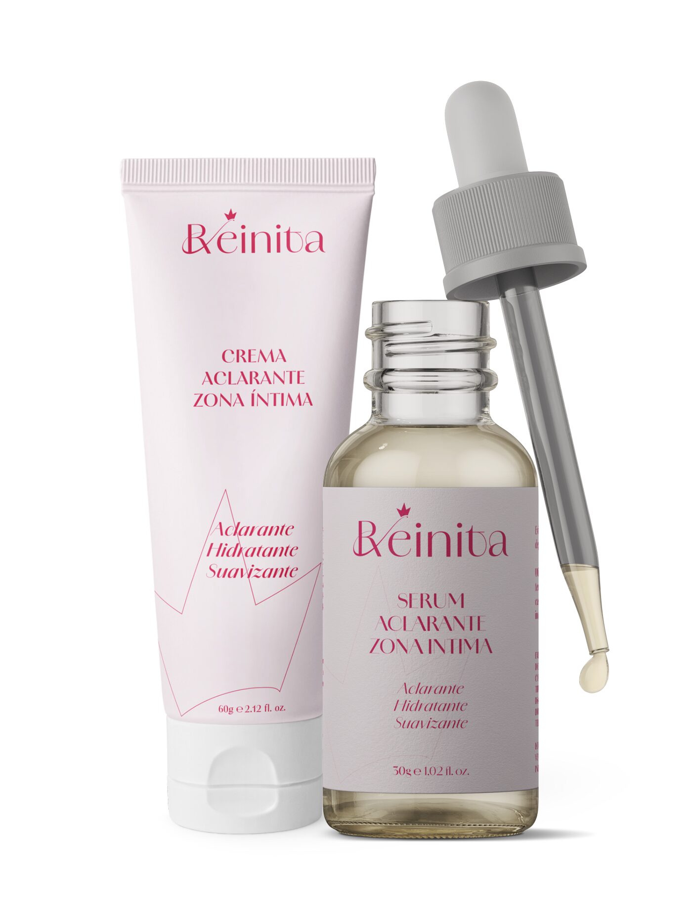 Combo Crema + Sérum Aclarante Zona Íntima Reinita